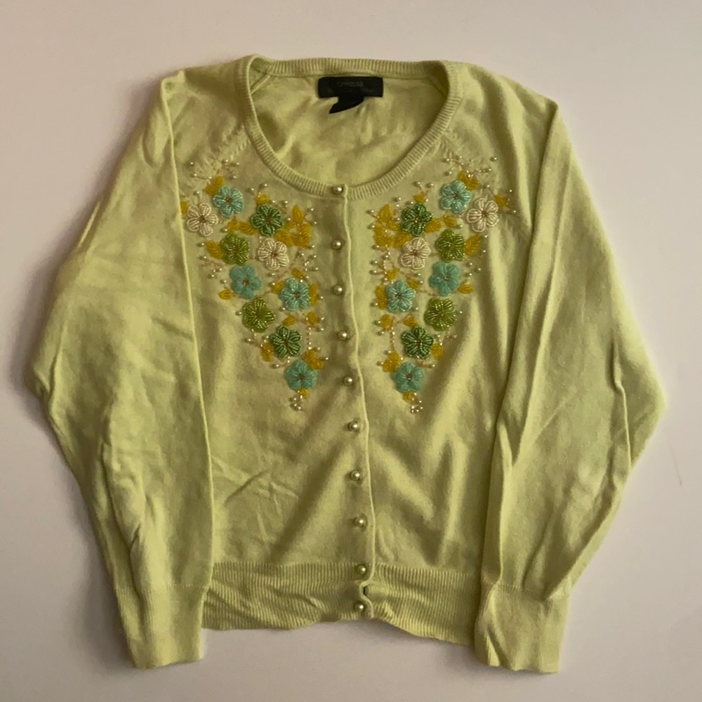 express beaded petite sweater